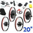 thumbnail image 5 of FETCOI 20" Front/Rear Wheel Hub Electric Bike Conversion Kit, 36V 250W/48V 1000W E-Bike Powerful Hub Motor Kit with SW-810LED Display Waterproof Wire Front/Rear Wheel Hub Assembly Motor Kit, 5 of 16