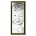 thumbnail image 2 of ArtToFrames 12" x 30" Black Panel With Gold Lip Picture Frame, 12x30 inch Multi Wood Poster Frame (WOM-5092),  Pack, 2 of 7