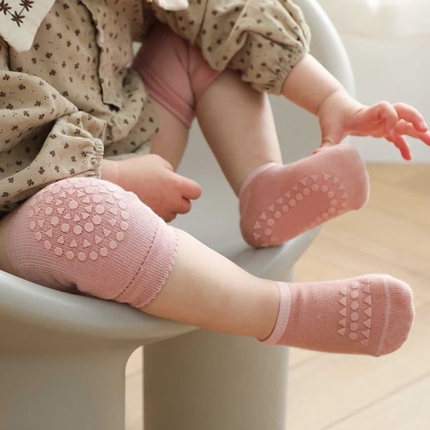 Toddler Knee Pad Sock Non Slip Drop Protection Skin Friendly Cotton Silicone Baby Knee Pad Socks Set for Crawling ANGGREK Otros