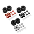thumbnail image 3 of Wweixi RCGOFOLLOW Durable Wheel Rims Tyre For 1/16 WPL B14 Crawler RC Car Accessories Red, 3 of 6