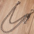 thumbnail image 4 of Unisex Skull Pendant Chain Decoration for Jeans and Biker Styles Daily Use, 4 of 9