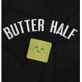 thumbnail image 2 of Better Half Cute Couples Matching Unisex Plus Size Graphic Tee Brisco Brands 2X, 2 of 6