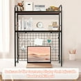 thumbnail image 3 of 29.5*7.9*38.6inch DIY Bookcase 2-Tier Rack Countertop Display Shelf Adjustable Multipurpose Holders for Office, Living Room, Bedroom, Kitchen, Dorm, 3 of 23