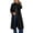 Black, variant on Corduroy Jacket for Women, Long Sleeve Lapel Button Down Longline Duster Coat with Side Pockets, Elegant Fall Outerwear Jacket S-2XL