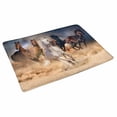 thumbnail image 2 of MKHERT Horse Herd Run in Desert Sand Storm Against Dramatic Sky Doormat Rug Home Decor Floor Mat Bath Mat 30x18 inch, 2 of 3