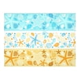 thumbnail image 3 of BSDHOME Cute Summer Starfish Sea Shell Coral Tablecloth Sets 52x70 Inches - under the Sea Colorful Tablecover Desk Sofa Table Cloth Cover for Dinner Wedding Party Decoration, 3 of 5