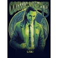 thumbnail image 2 of Men's Marvel Loki Cosmic Mistake  Graphic Tee Navy Blue 3X Large, 2 of 5