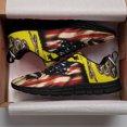 thumbnail image 3 of Don It Tread On Me Gadsden Libertarian Running Shoes Sneakers Mesh Black Size 4.5, 3 of 5