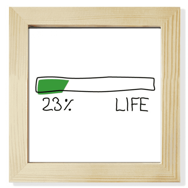 Energía vital, 23% joven. Pantalla de escritorio de pared de fotograma cuadrado