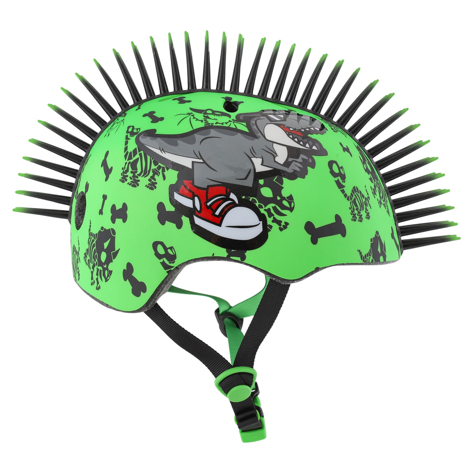 Raskullz Radasaurus Mohawk Helmet, Green, Ages 3-5 photo 4