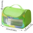 thumbnail image 3 of Light Transparent Makeup Bag Portable Travel Cosmetic Organizer Hand Held Sundries Storage Pouch for Daily Necessities, 3 of 3