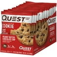 thumbnail image 6 of Quest Protein Cookie, Keto Friendly, Peanut Butter Chocolate Chip Flavored, Soft and Chewy, 12 Count, 6 of 14