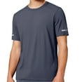 thumbnail image 2 of Camiseta de manga corta de seda helada para hombre: camiseta informal elástica, transpirable y de secado rápido para el verano, cómoda para practicar deporte y relajarse, 2 of 4
