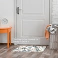 thumbnail image 5 of Small Washable Kitchen Rug, Watercolor Sprigs of Plants and Wild Berries Pattern Indoor Door Mats for Entryway, Non Slip Area Rug Floor Carpet for Entrance Bathroom Bedroom, 5 of 7