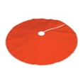 thumbnail image 2 of Kll Orange Christmas Tree Skirt 30",Party Decorations Farmhouse For Christmas Decorations Holiday Party, 2 of 8