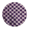 thumbnail image 4 of Orinice Checkered Fabric Round Table Cover Stain Resistant Washable Indoor Outdoor Tablecloth Kitchen Dining Wedding Parties 100% Polyester 54-58, 4 of 8