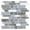 Light Blue & Brown Granite-10, variant on Decorative Wall Panels 10 Light Blue & Brown Granite Peel and Stick Backsplash