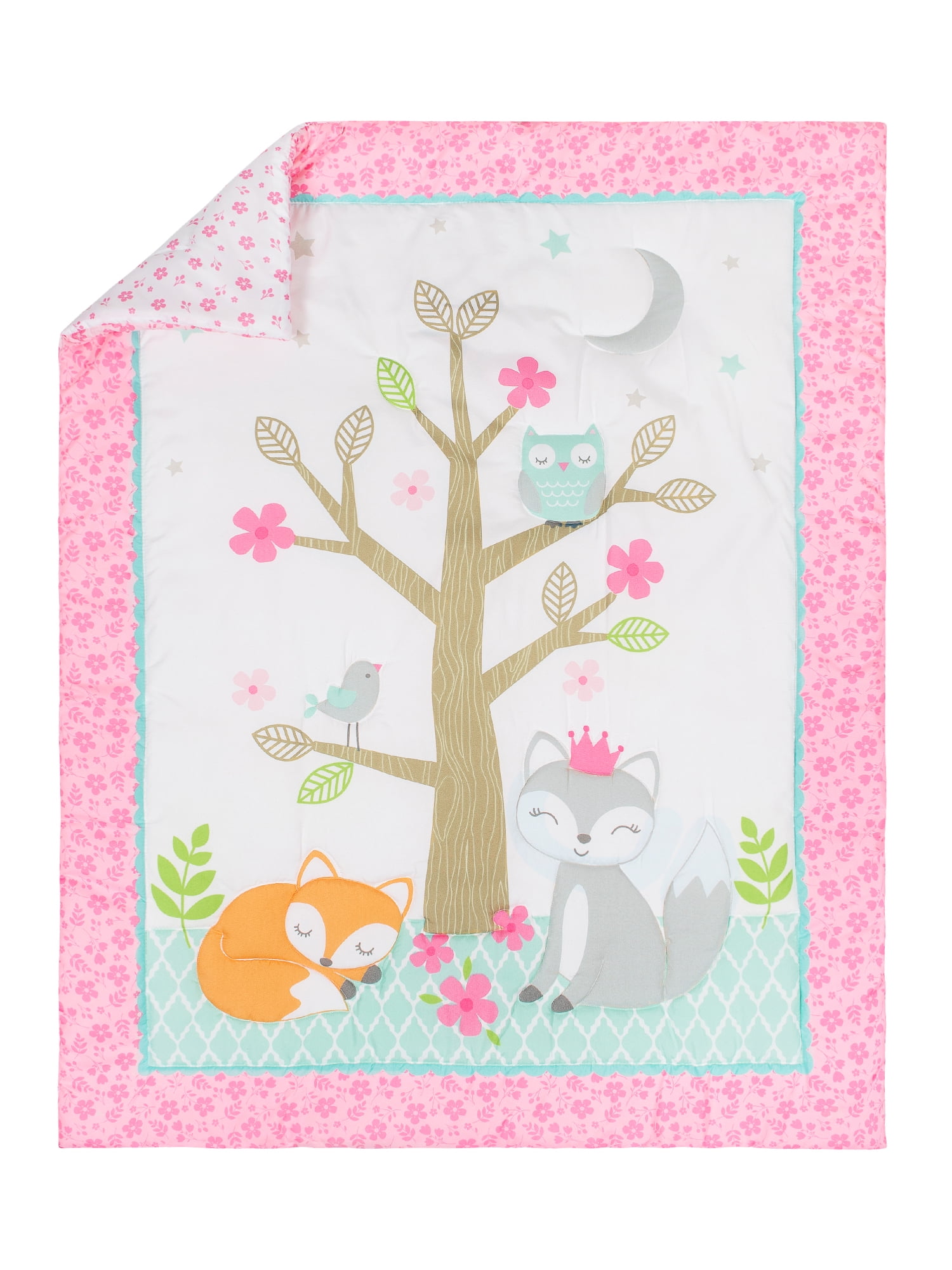 enchanted forest crib bedding