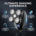 thumbnail image 3 of Head Shaver for Bald Men , Beard Trimmer for Men, Waterproof and Rechargeable Electric Shavers for Men, 3 of 7