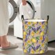 thumbnail image 5 of Fotbe Lavender Flowers Cesto de Ropa con Asas, Cesto Impermeable de Gran Capacidad, Bolsa de Lavado para Dormitorio, Cesto de Ropa con Ruedas y Asas-Small, 5 of 6
