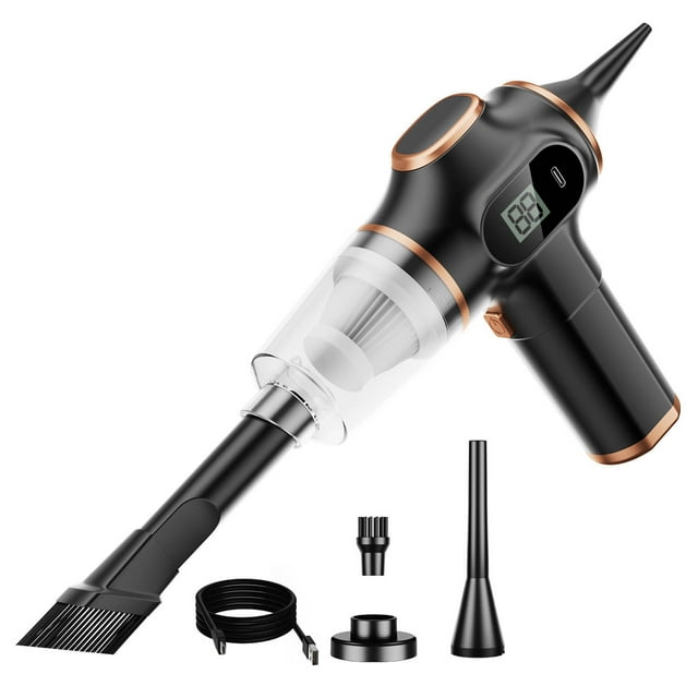 Chmadoxn Car Mounted Blowing And Suction Two One Vacuum Cleaner Home Computer Vacuum Cleaner Mini Wireless Collector Outdoor Purpose Inflatable vacuum flask