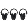 thumbnail image 1 of Walker's Razor Slim Shooter Hearing Protection Earmuff, Black (3 Pack), 1 of 9