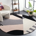 thumbnail image 2 of SAFAVIEH Rodeo Drive Kenneth Abstract Area Rug, Pink/Ivory, 6' x 6' Round, 2 of 11