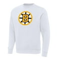 thumbnail image 2 of Men's Antigua White Boston Bruins Victory Pullover Sweatshirt, 2 of 3