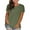 Army Green, variant on Womens Summer Tops Plus Size Short Sleeve Casual T Shirts Crew Neck Loose Fit Tees Tops Blouse