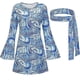 thumbnail image 3 of Disfraz de discoteca Hippy de los años 70 para Halloween, diadema + vestido, 2023, 3 of 4
