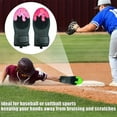 Manyache Baseball Sliding Mitt Adjustable Wrist Compression Strap Universal Left or Right Hand