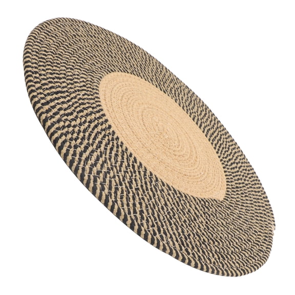 LOLIPPYY Home Rug Cotton Braided Round Washable for Bedroom Interior Designers 1Set