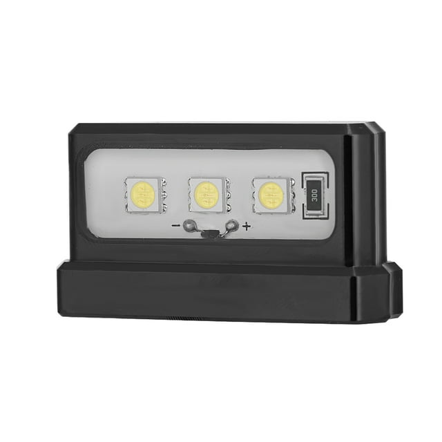 Plaque d'Immatriculation Queue LED Léger, Durable et Résistant à la Rouille, Universel pour Toutes les Marques de Moto