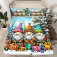 thumbnail image 2 of Feelyou Magic Santa Slaus Full Size Sheets for Teens, Kawaii Christmas Gifts Bed Sheets, Pine Tree Sheet Sets, Breathable Home Decor, 4-Piece, 2 of 7