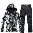 thumbnail image 3 of Mens Ski Jacket and Pant Set Waterproof Ski Outfits for Men Snowboarding Jacket Winter Warm Mens Snow Suit, 3 of 6