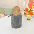 thumbnail image 5 of Wall-Mounted Woven Storage Basket, Natural Rope Basket for Hair Accessories, Makeup Brushes, and Small Items, Ideal for Home Decor and Organization, 5 of 7