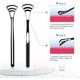 thumbnail image 3 of Tongue Scraper, 3 Pack Tongue Cleaner for Oral Hygiene and Fresh Breath, Easy to Use and Clean--, 3 of 5