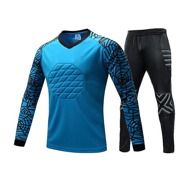 Camiseta de portero profesional, conjunto de uniformes de fútbol, camisetas de Portero de Fútbol, Protector de Ponge, camisetas de entrenamiento de portero Unisex