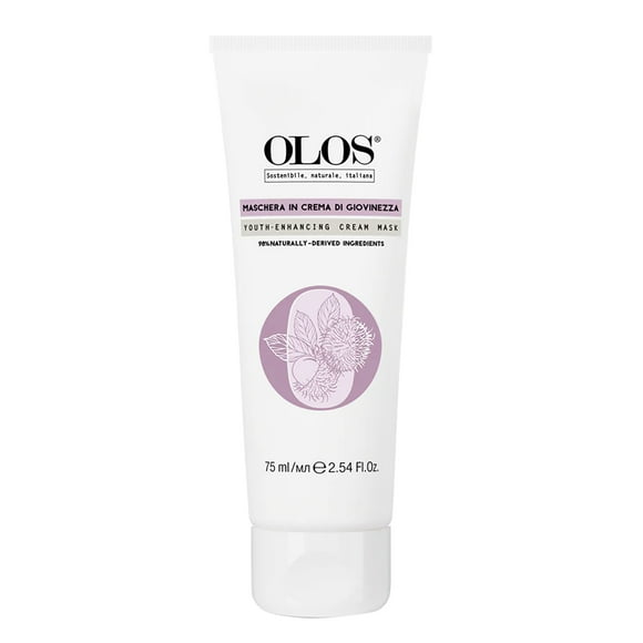 Olos Youth-Enhancing Cream Mask, Anti-Aging Overnight Face Cream, 75 ml