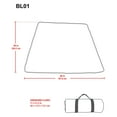 thumbnail image 5 of Rio Beach 1 ft Blue Roll-Up Beach Blanket With Handle, 5 of 5