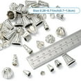 thumbnail image 4 of 1bag style Bead Caps & Cone Antique Silver, 4 of 6