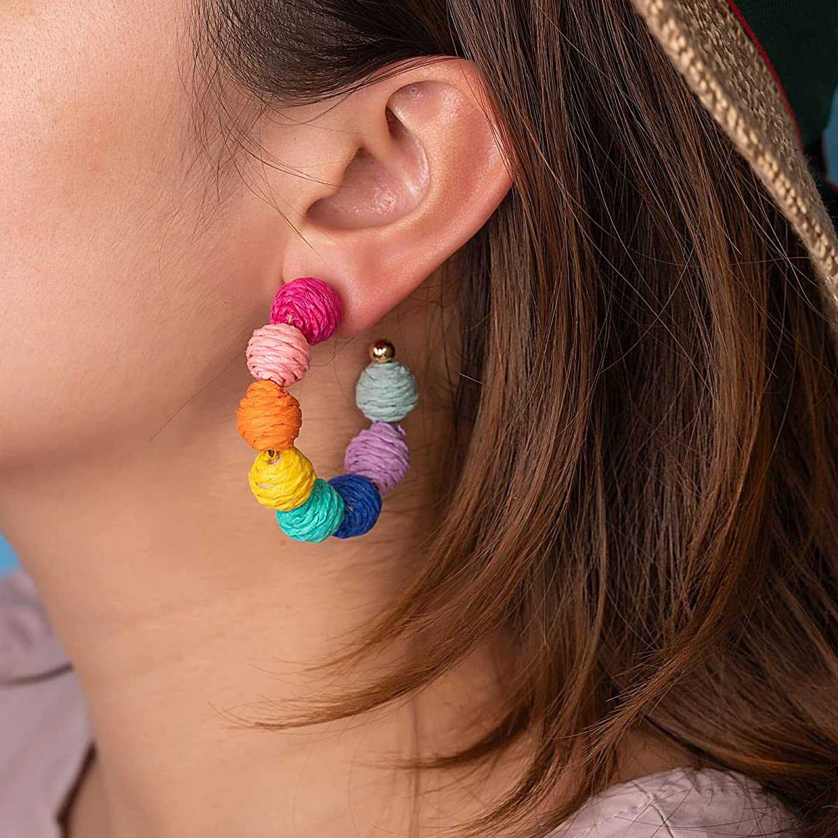 Amazon.com: Ear Huggers Earrings for Women Trendy Y-2K Exaggerated Tassel  Earrings Retro Gravel Ear Hoops Fashion Bohemian Earrings Handmade Earrings  Female Handmade Colorful Hoop Earring Jewelry (A, One Size) : Toys &