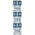 thumbnail image 2 of SAFAVIEH Augustine Bradford Geometric Runner Rug, Navy/Creme, 2' x 8', 2 of 10