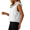 thumbnail image 5 of Ankola Women's Casual Zip Up Cargo Vest Lightweight Sleeveless Blazer Vest Jacket Tops Trendy Outwear, 5 of 7