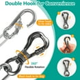 thumbnail image 5 of Aystkniet 30 ft Chew-Proof Dog Chain, Heavy-Duty Stainless Steel Tie-Out Cable for Large Dogs, Tangle-Free, 5 of 6
