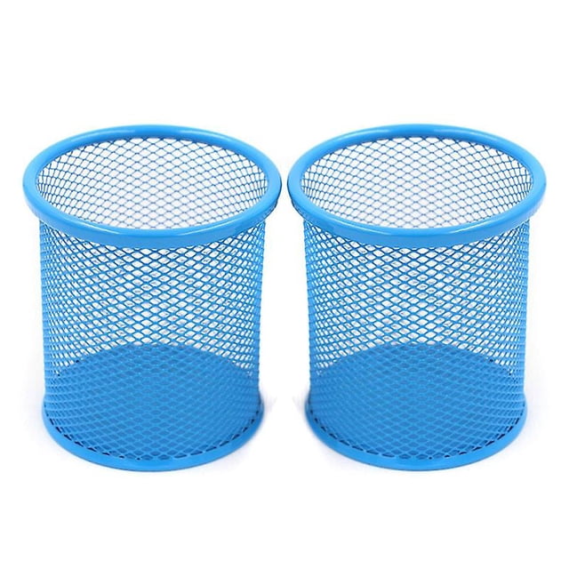 2 piezas portalápices de malla de acero