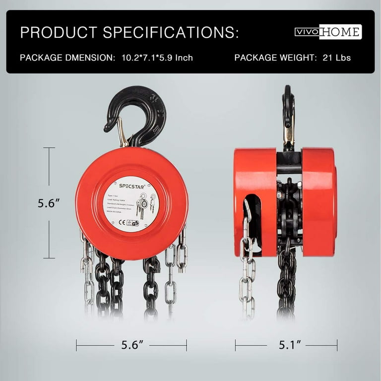 1 ton clearance weight in lbs