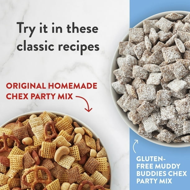 Rice Chex Gluten Free Breakfast Cereal, Homemade Chex Mix Ingredient, 12 oz (Pack of 3)