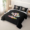 thumbnail image 3 of Feelyou Cartoon Soccer Dripping Twin Quilt Set for Boys, Streetwear Hotdog Twin Coverlet Set, 2pcs, 3 of 7