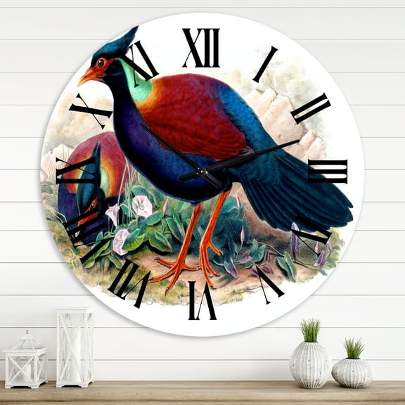 Designart 1 in Quartz Traditional Wall Clock